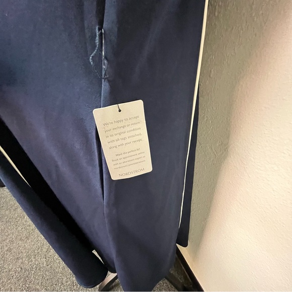 Nordstrom maggi London Navy Midi Dress with White Trim - Picture 6 of 10